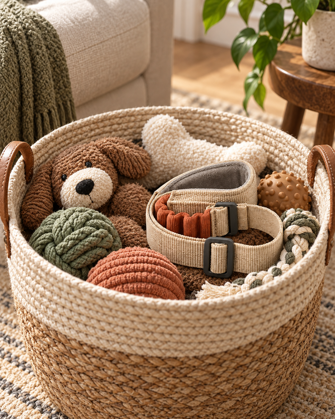 Adjustable Pet Toy Tether