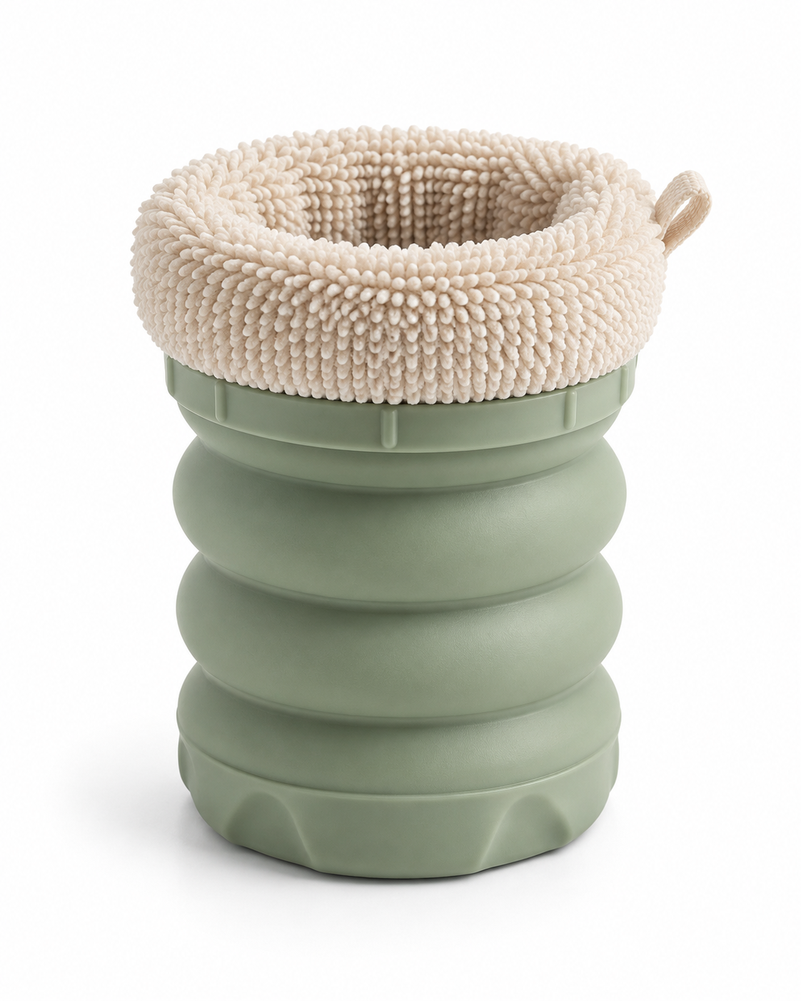 Collapsible Paw Cleaner with Drying Collar