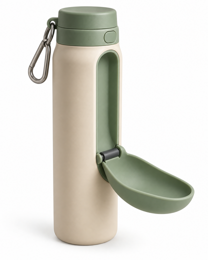Clip-On Pet Travel Water Bottle