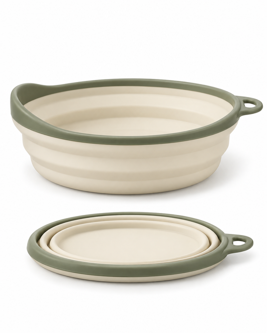 Wide Collapsible Travel Bowl