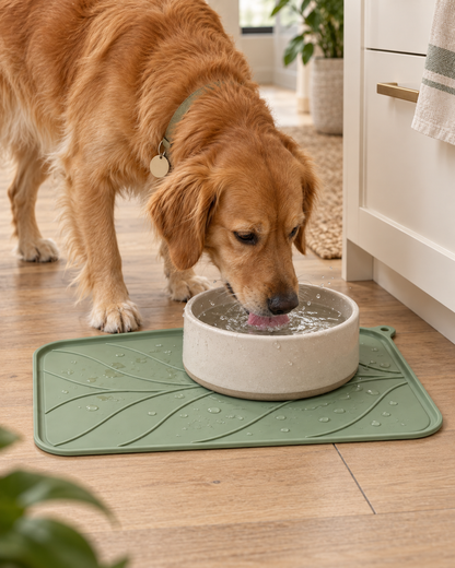 Channelled Anti-Spill Feeding Mat