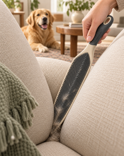 Flexible Crevice Pet-Hair Cleaning Paddle