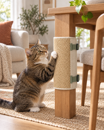 Wraparound Furniture-Leg Cat Scratcher