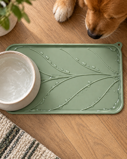 Channelled Anti-Spill Feeding Mat