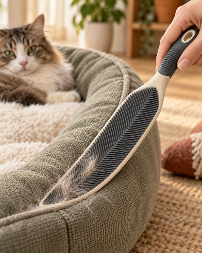 Flexible Crevice Pet-Hair Cleaning Paddle
