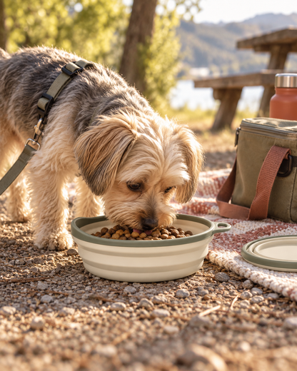 Wide Collapsible Travel Bowl