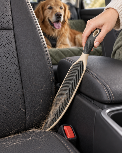Flexible Crevice Pet-Hair Cleaning Paddle
