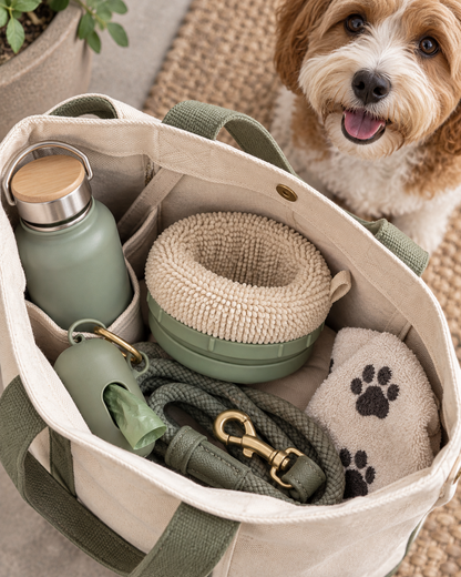 Collapsible Paw Cleaner with Drying Collar