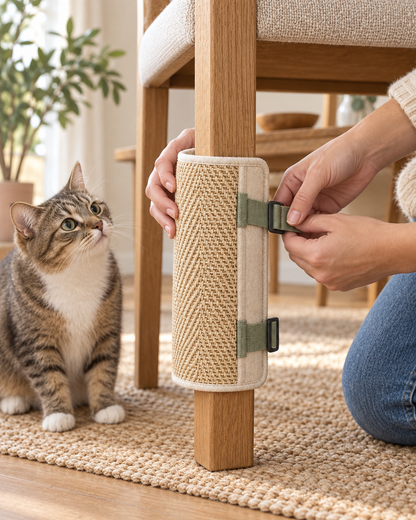 Wraparound Furniture-Leg Cat Scratcher