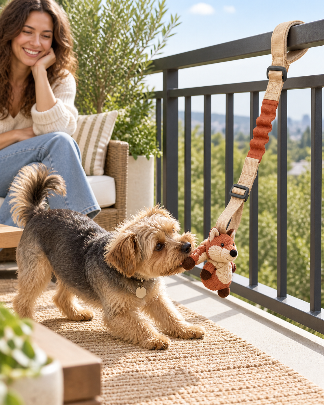 Adjustable Pet Toy Tether