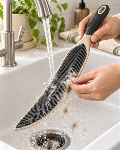 Flexible Crevice Pet-Hair Cleaning Paddle