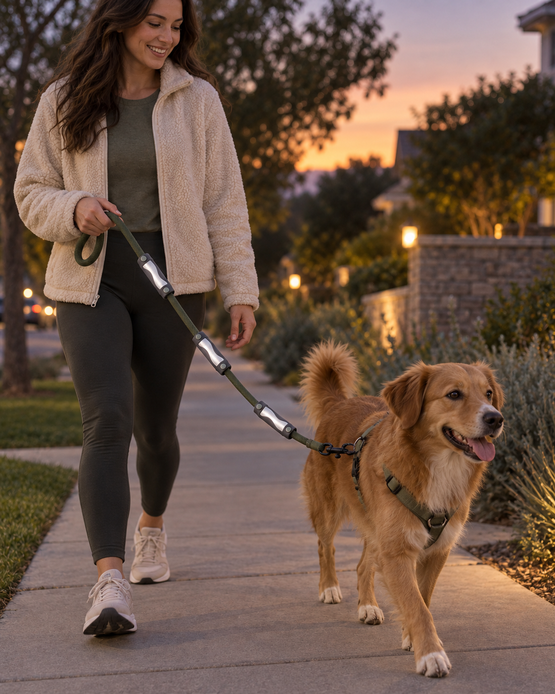 Reflective Leash Safety Sleeves