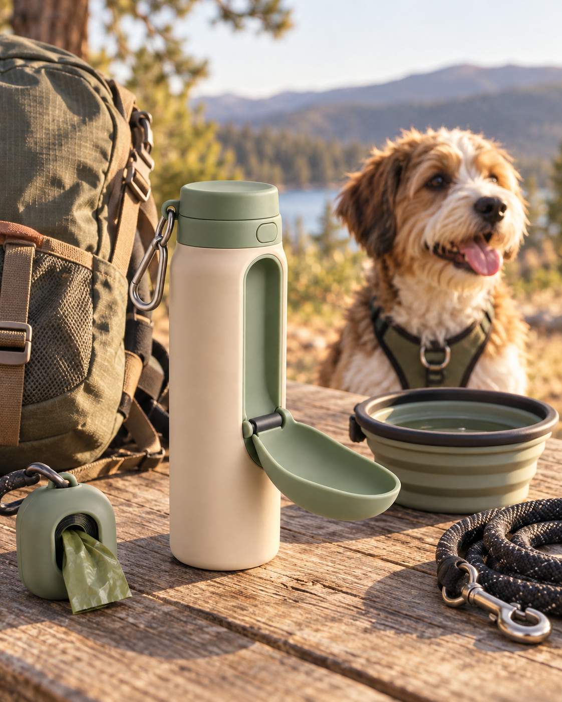 Clip-On Pet Travel Water Bottle